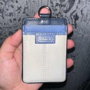 🔥 COACH Leather ID Cover